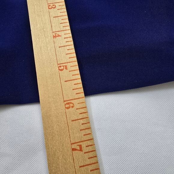 Evan Picone Royal Blue Midi Maxi Wedding Cocktail Event Dress Halter Formal 6 - Picture 7 of 11